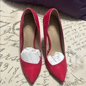 Zara Vibrant Red Heels